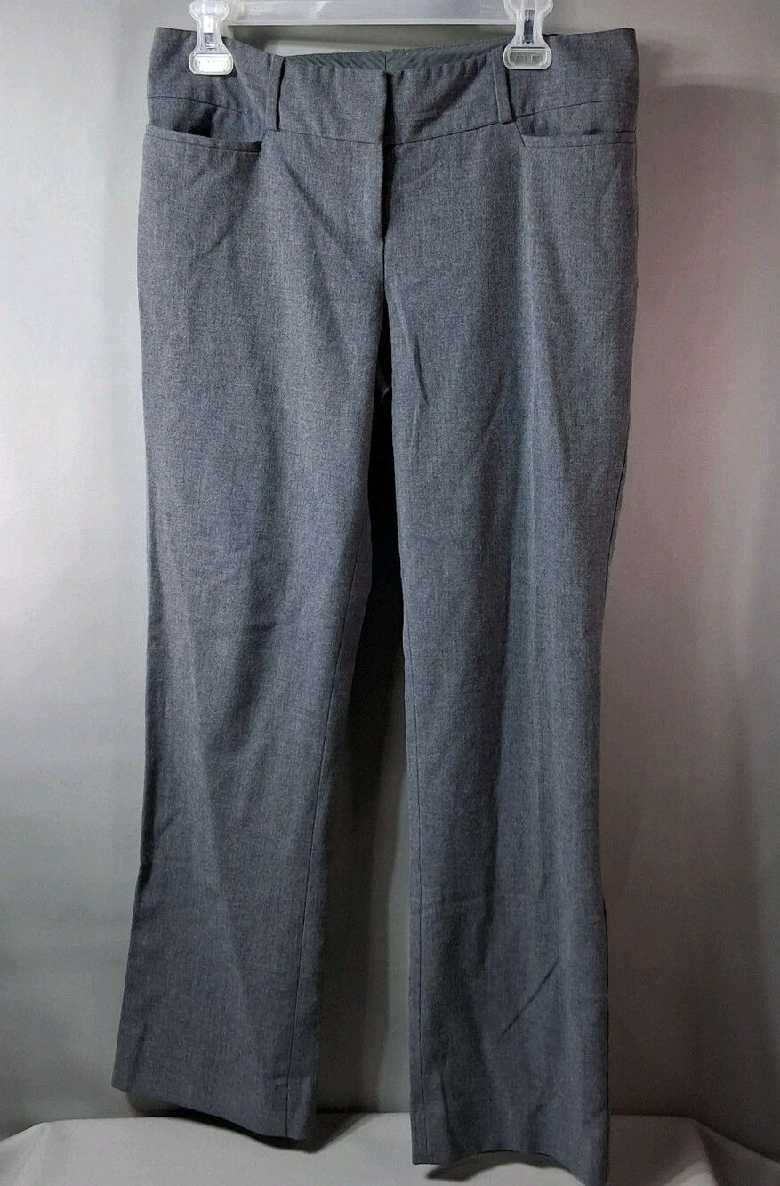 VTG The Limited Collection Drew Fit Gray Trouser Pants 8S Flare Workwear Career